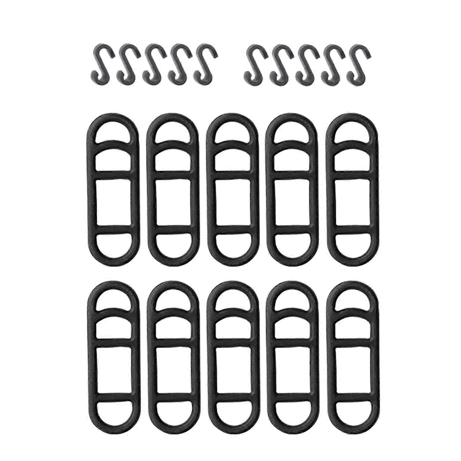 20Pcs Bike Light Mount Strap Universal Silicone Flashlight Holder AntiSlip Elastic Bands