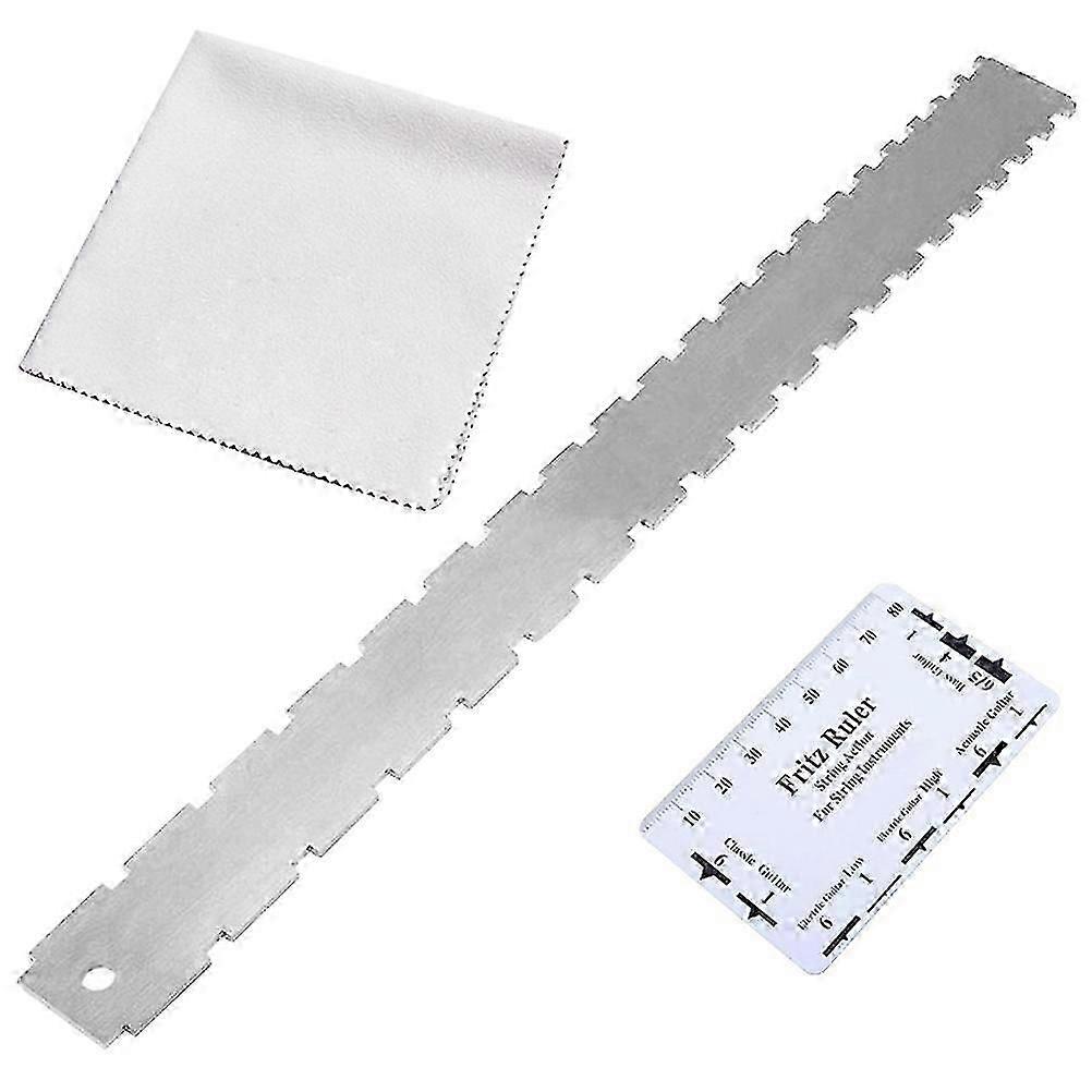 Guitar Neck Straight Edge Luthier Tool Notched Straight Edge Luthier Measuring Tool