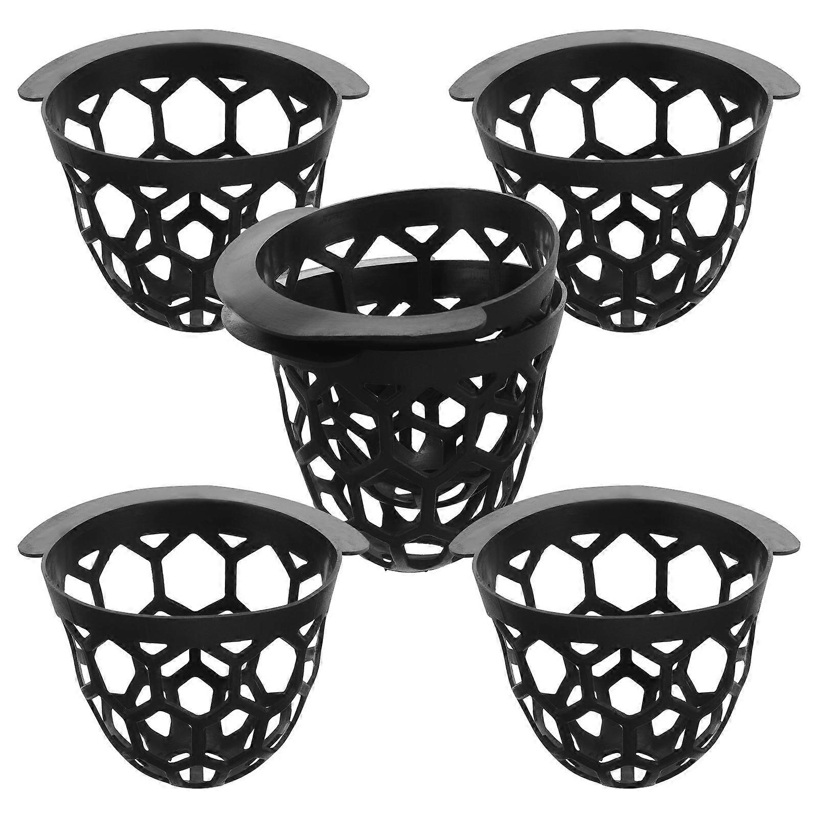 Billiard Storage Pocket Table Net Pocket for Storage Use 6Pcs Black