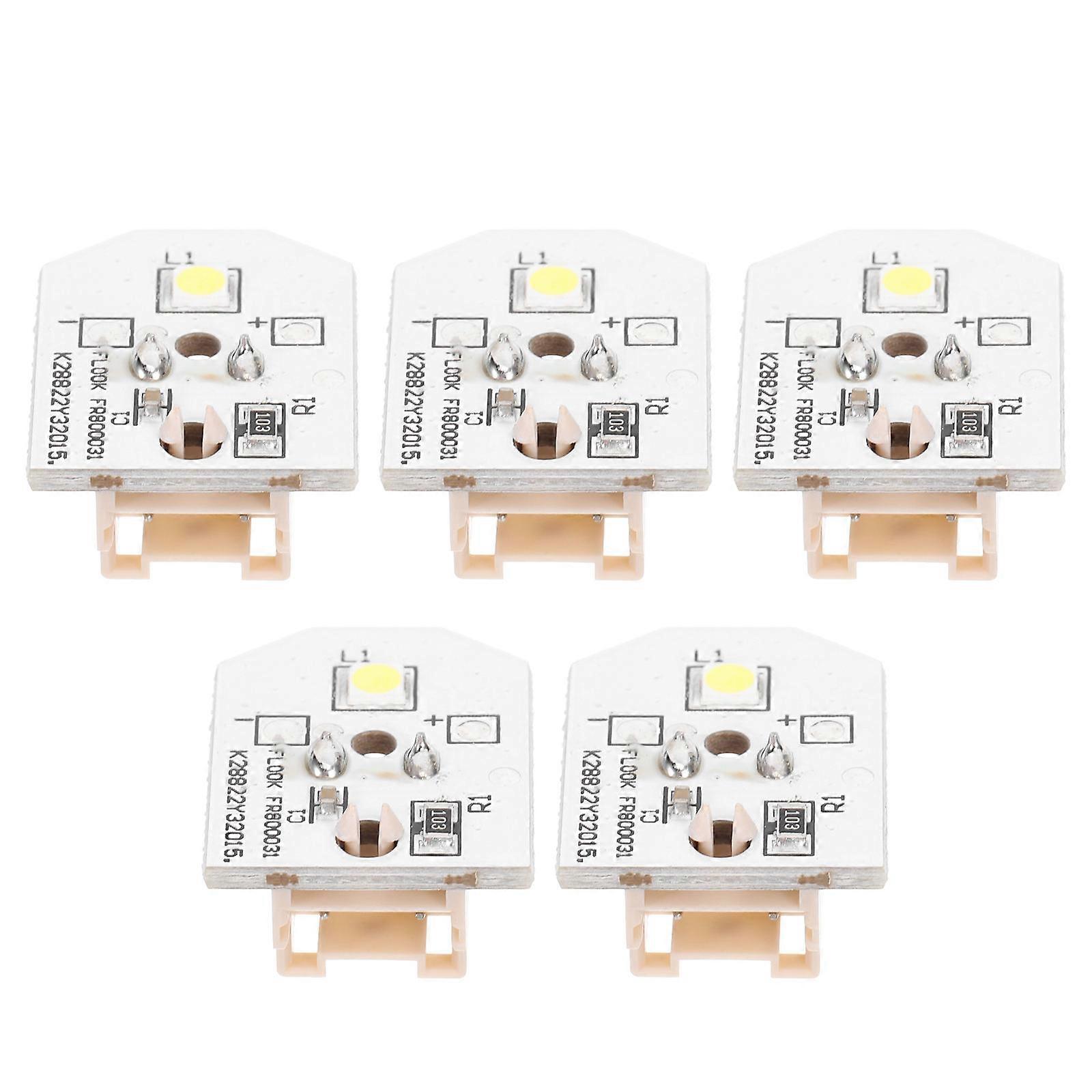White Refrigerator LED Light Bulb Replacement 5Pcs for Refrigerator