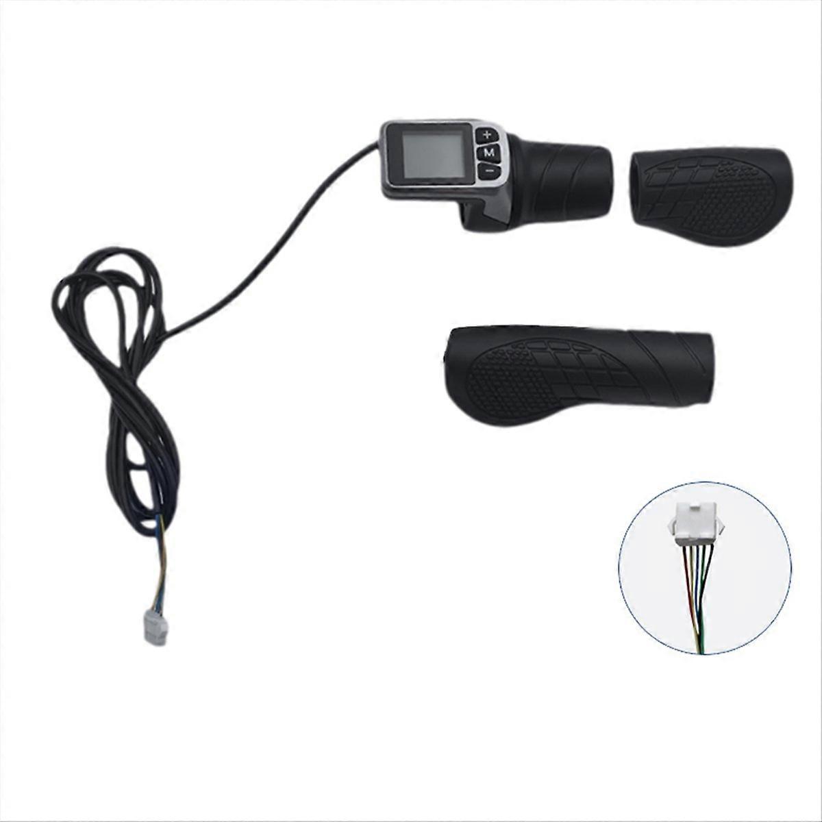 124DX LCD Display Panel Throttle Grip Set with LCD Panel