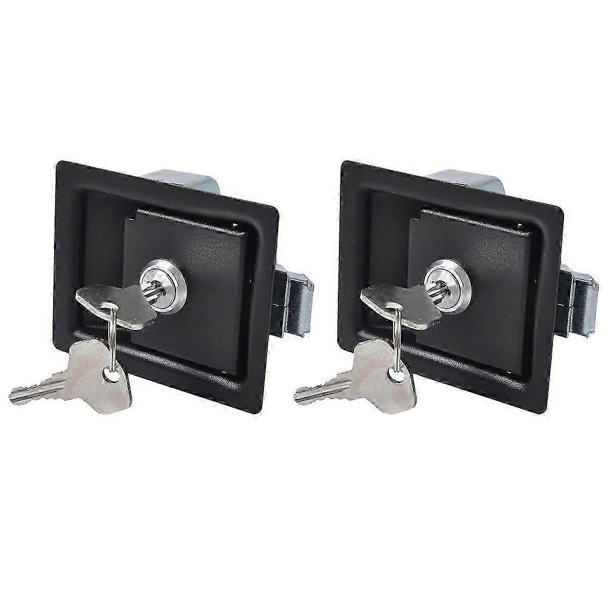 2-Pack Tool Box Locks for Trailer Door Handles
