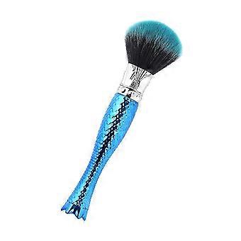 Puderpinsel mit Nylonborsten und Kunststoffgriff, Make-up-Pinsel für Damen