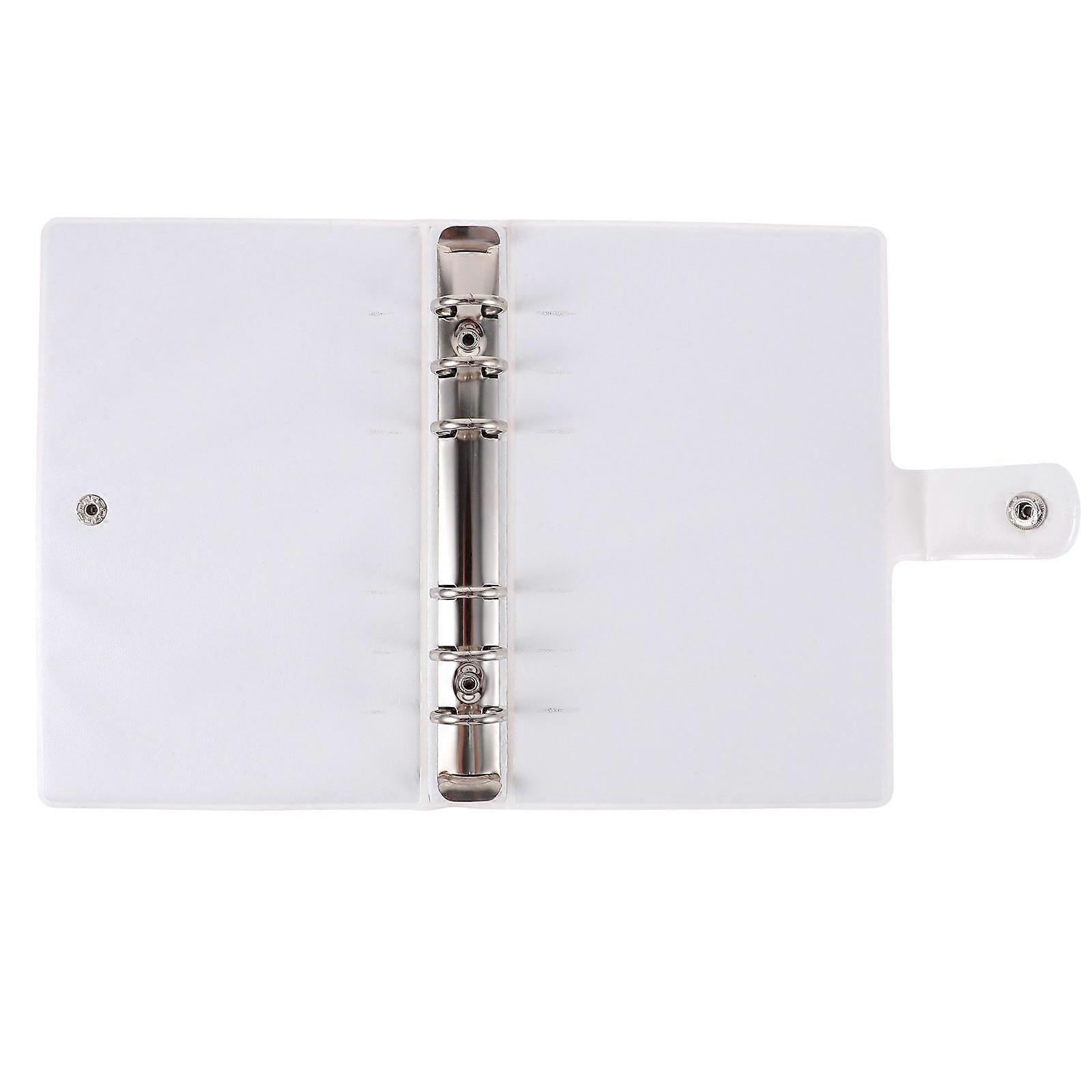 Plastic 6-Ring Binder Cover Cartoon Shell for Office Use 3Pcs Pack