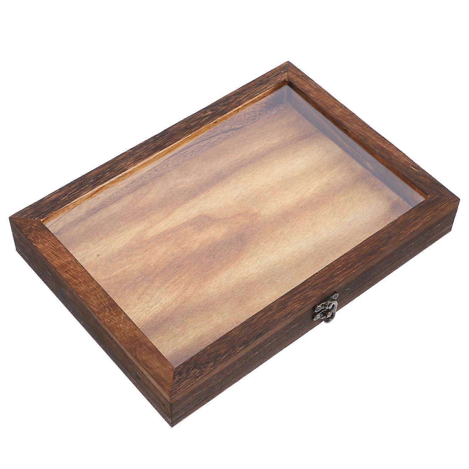 Rectangular Insect Display Frame Glass for Dried Butterfly Display 1Pcs