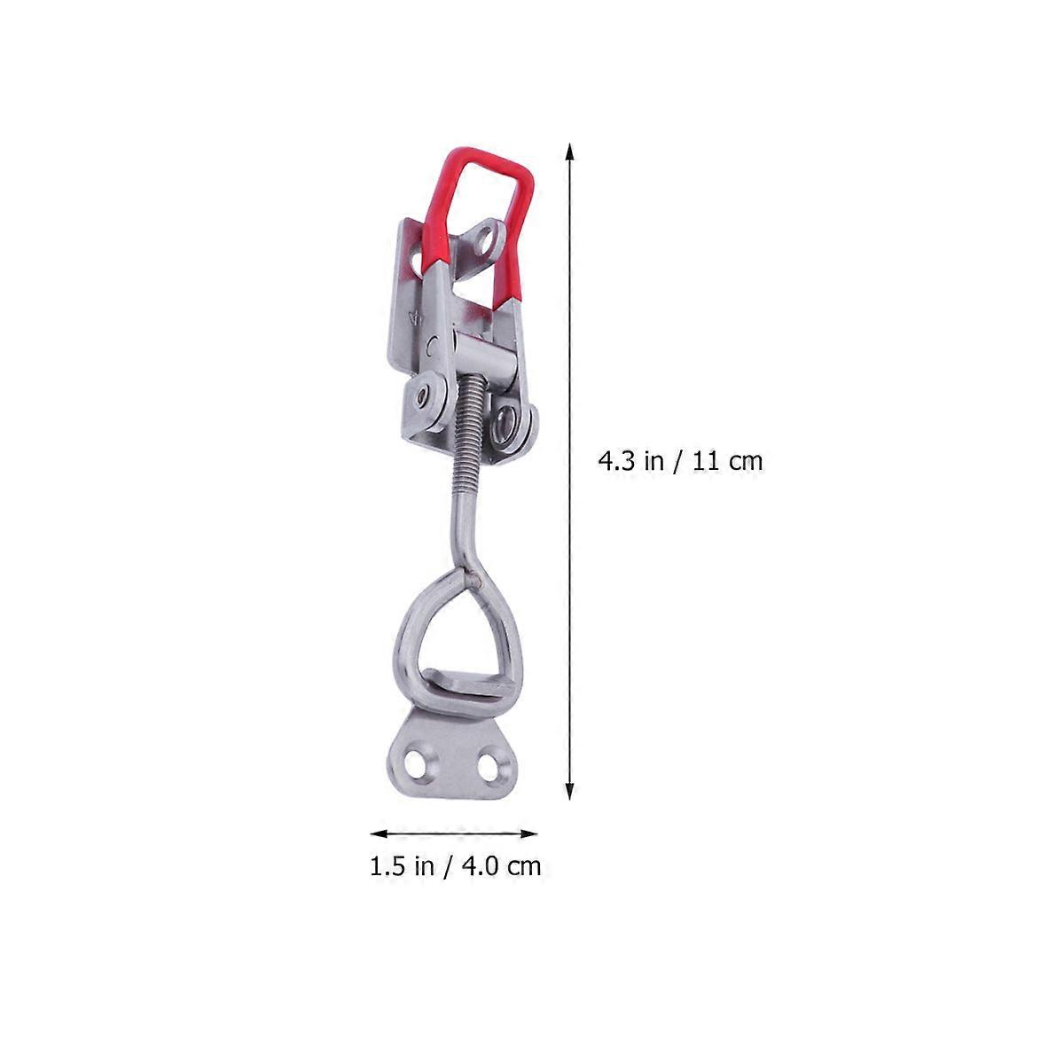 Toggle Clamp Solid Toggle Latch Clamp for Holding Use 18Pcs Silver