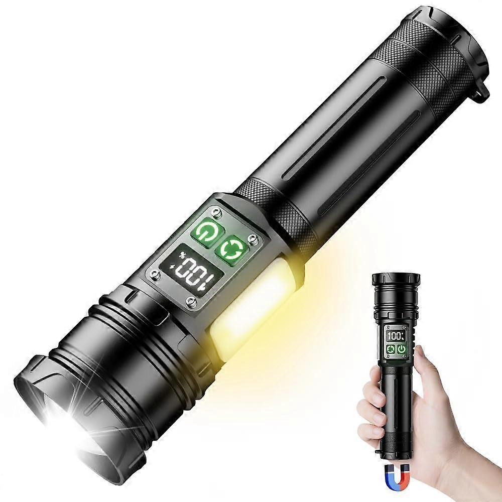 Rechargeable LED Flashlight  Lumens Tactical Mini IP55 Waterproof 7 Modes for Camping