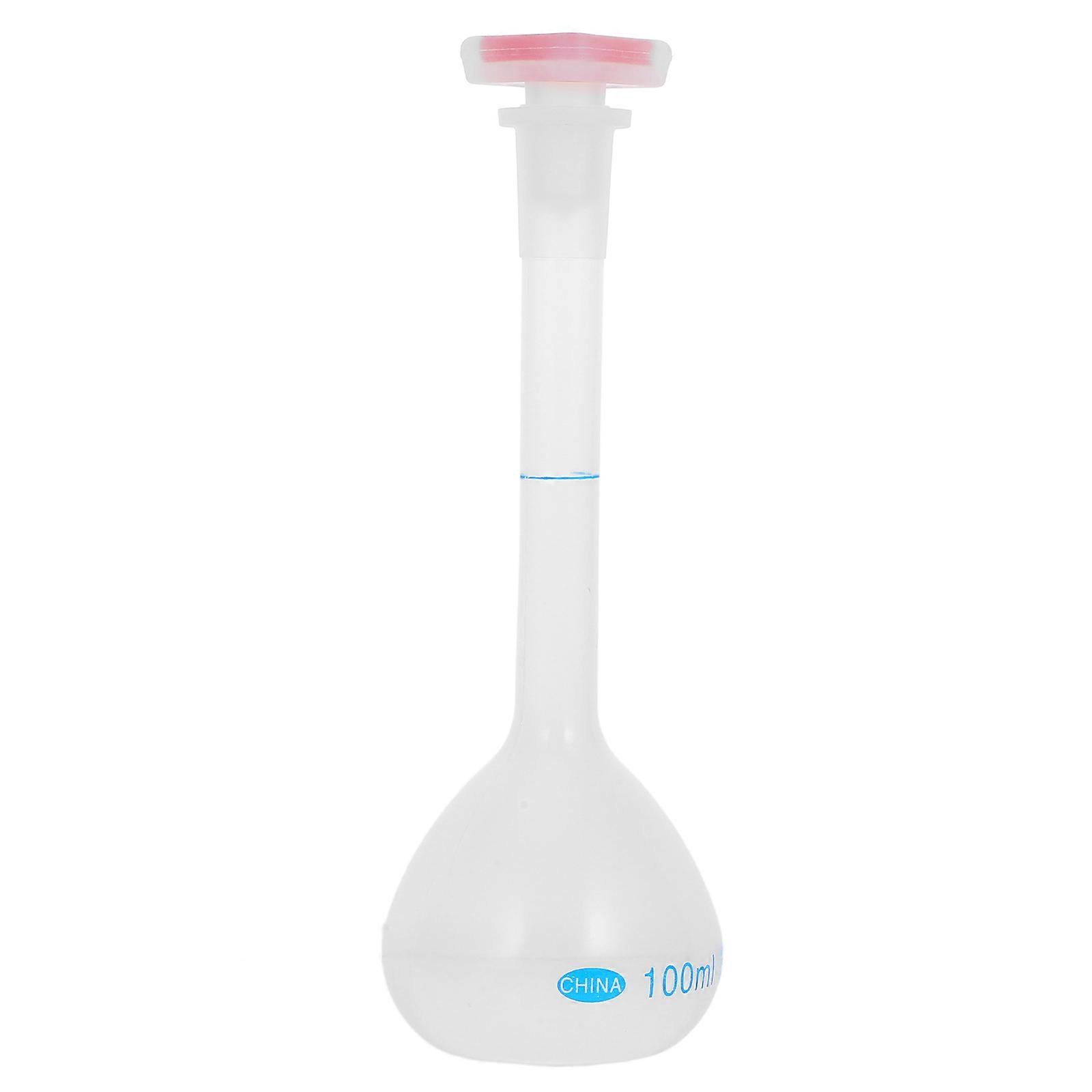 Vattenprovflaska Plastmätkolv för lab 100 ml