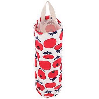 Plastic Bag Holder Grocery Bag Holder Trash Bags Holder Organizer Fabric Hanging Garbage Bag Dispenser