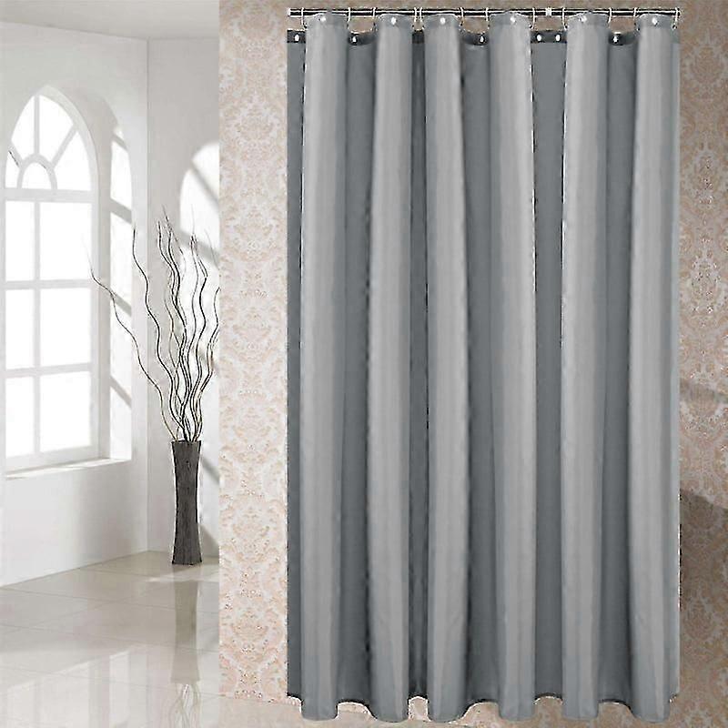 Salg! Vanntett dusjforheng i polyester, solid, maskinvaskbar, hotellkvalitet for badekar