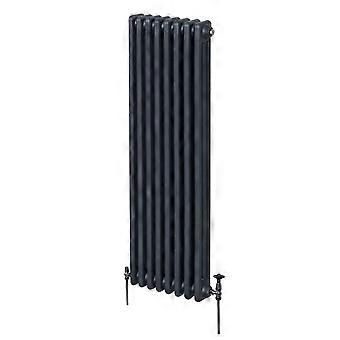 Traditional 3 Column Radiator 1800mm x 382mm Modern Central Heating Heater Matt Anthracite Grey