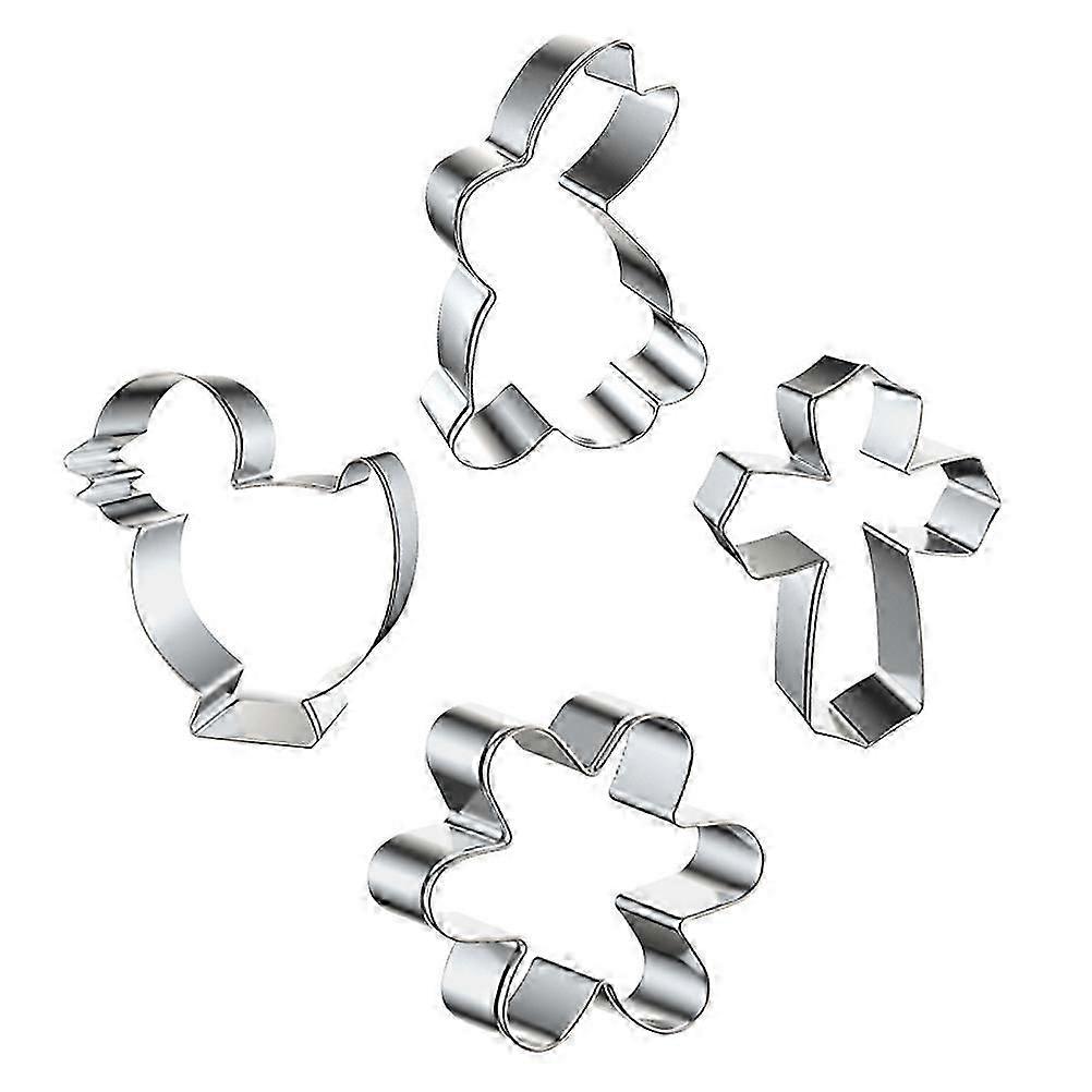 Stainless Steel Biscuit Mold Easter Cookie Cutters for DIY 1Set