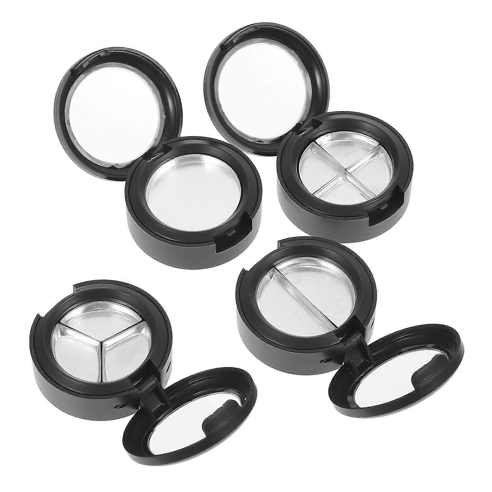 4Pcs Empty Lipstick Storage Cases Multi-grid Empty Eyeshadow Cases for Packaging