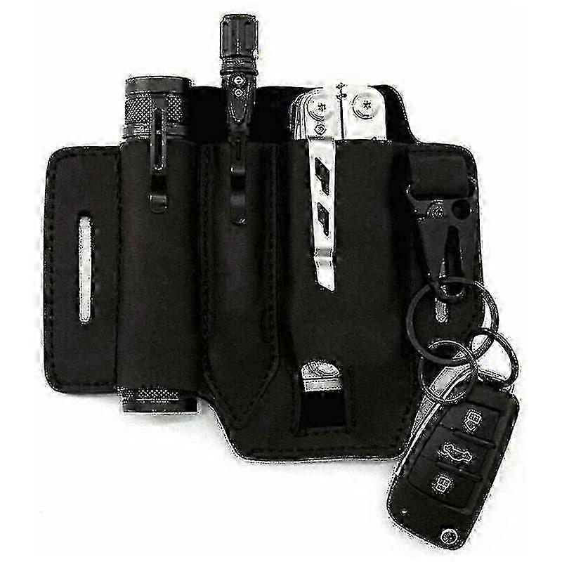 Leather Sheath for Leatherman Multitools and Knives with Belt Loop