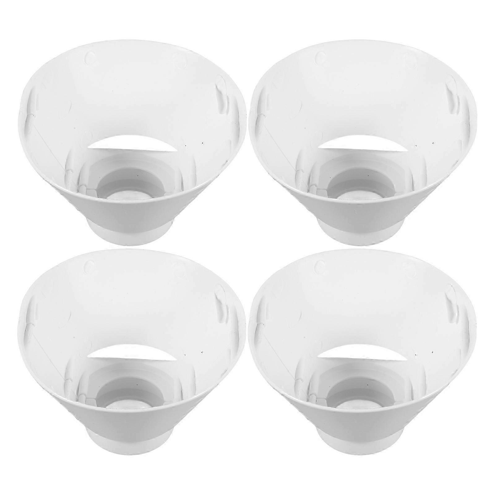 Lamp Shade Plastic Lampshade Replacement for Lighting Fixture 4Sets