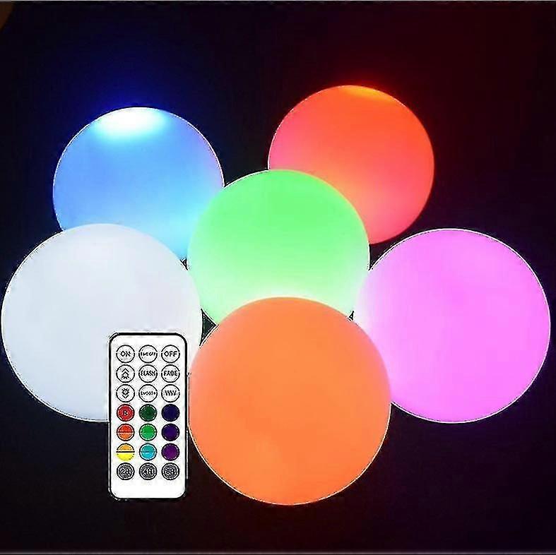 2 Packs Floating Pool Lights Ball, Led Light Ball Remote Control