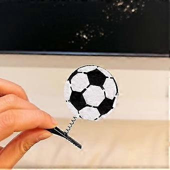4Pcs Cartoon Football Spring Hair Clip Cute Hairpin For Women Headwear Hair Accessories Duckbill Clip Party Gift