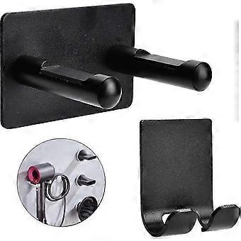 Universal stainless steel wall mount hair dryer holder for bathroom -