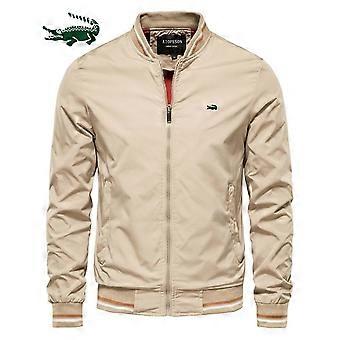 Giacca bomber da uomo tinta unita, casual, slim fit, da baseball, da uomo, nuova moda autunnale, di alta qualità.