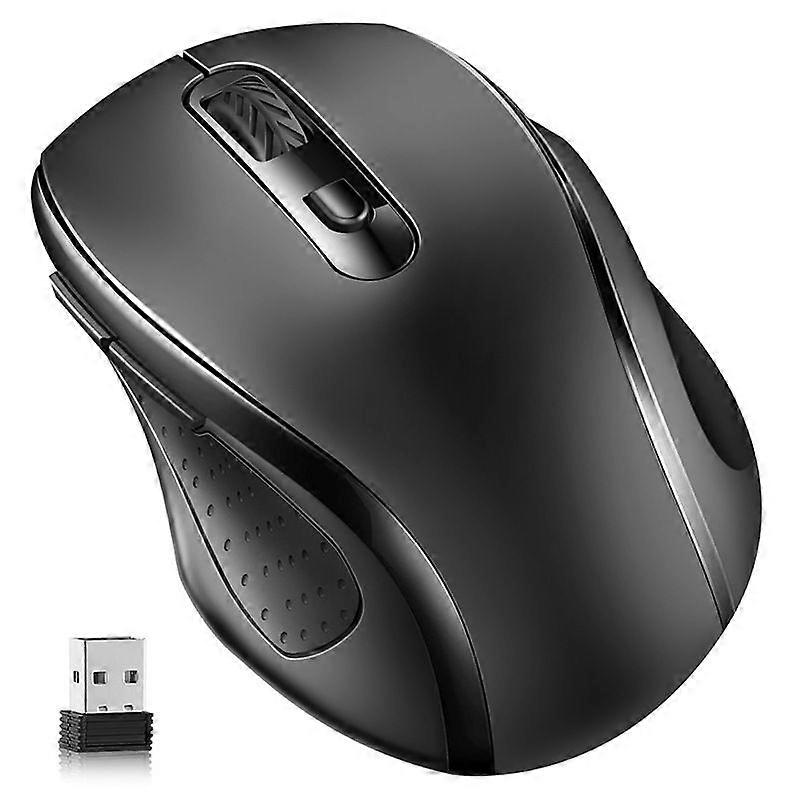 Dww-Black, Ergonomic Wireless Mouse - Adjustable DPI