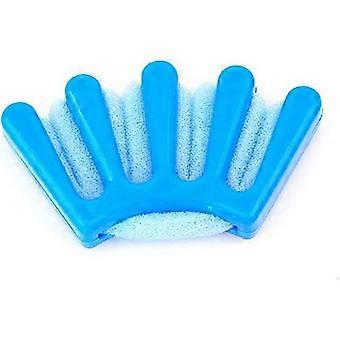 Sponge Hair Braider Multifunctional Hair Braiding Tool French Twist Plait Hair Braider Palm Shaped Diy Hair Styling Accessories(blue)(1pcs)