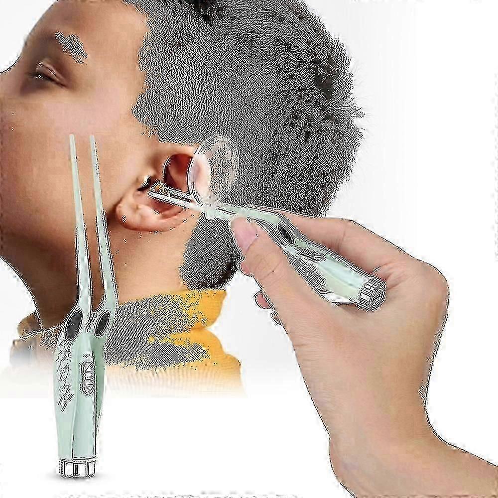 Led Luminous Tweezers Ear Clip Cleaner Kit