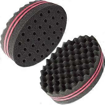 Small Holes Hair Sponge For Twists And Dreads Barber Afro Wave Nappy Curling