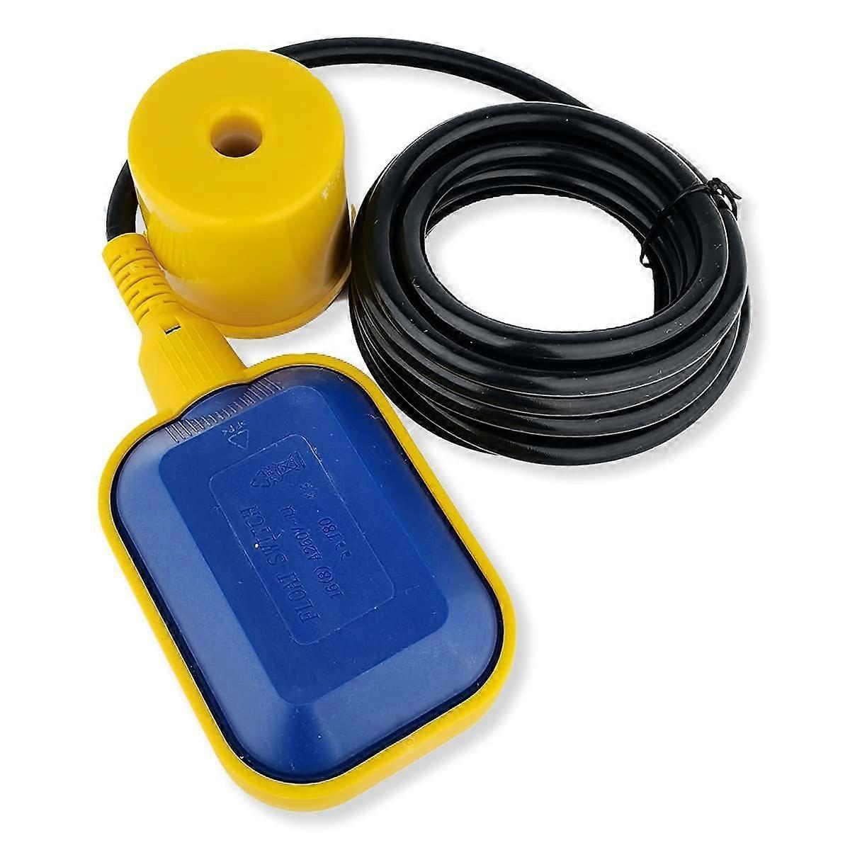 Rectangular Float Switch Submersible Pump Parts with 3m/10ft Cable, Water Pump Accessories Float Switch Automatic Control, Switch Float Sensor