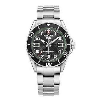 Swiss Alpine Military Men's Watch Analog Quartz 7029.1134SAM Stainless Steel