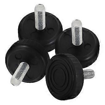4pcs Adjustable Suction Cup Feet for Treadmill Stability Fitness Equipment Mounting Accessories for Gym Exercise Machines Thumbscrew Kit for Exercise 