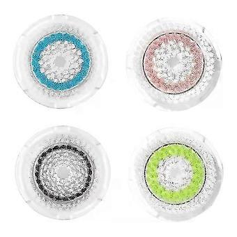 Facial Cleansing Brush Head Replacement Set for Clarisonic Mia 1, Mia 2, Mia Fit, Alpha Fit,Smart Profile Uplift 4 Pack