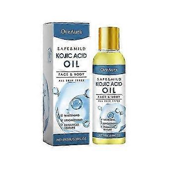 Kojic Acid Oil for Skin Brightening, Anti-Aging & Wrinkle Reduction - Moisturizing Face & Body Oil, 100 ml