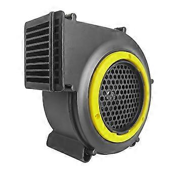 Geluidsarme luchtblazer voor opblaasartikelen van 200 W met vlamvertragende PP-behuizing en waterdichte schakelaar.