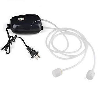 Aquarium Air Pump 2 Air Bubble Disk Stone Oxygen Pump compatible with Fish Tank