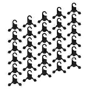 Pet Clothes Organizer 30Pcs Plastic Hangers for Hanging Dog and Cat Wear
