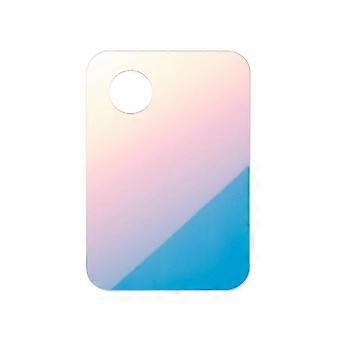 Makeup Mixing Palette with Stainless Steel Spatula for Precise Color Mixing and Hygienic Transfer