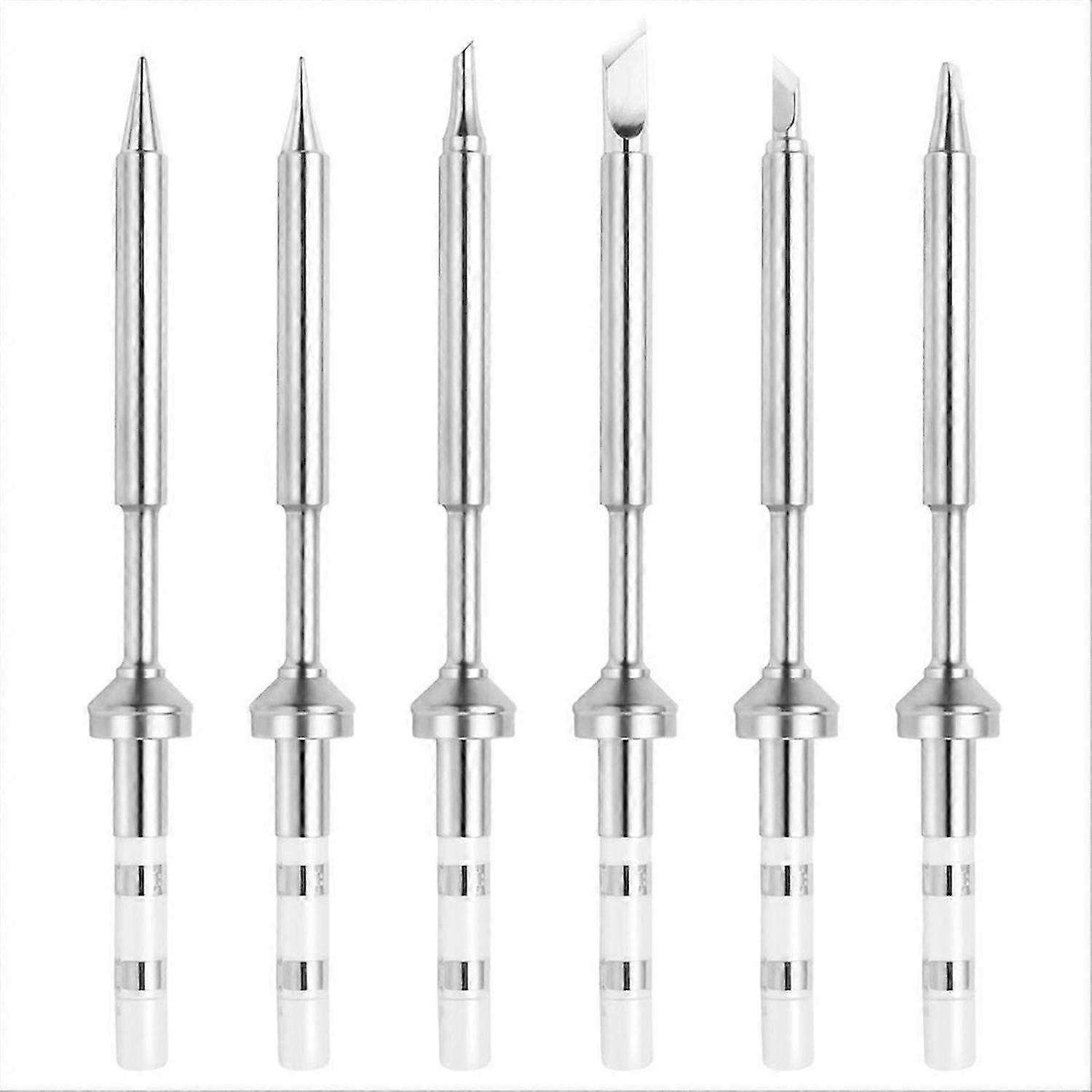 6Pcs for Pinecil TS100 Soldering Iron Tips Replacement,Mini Portable