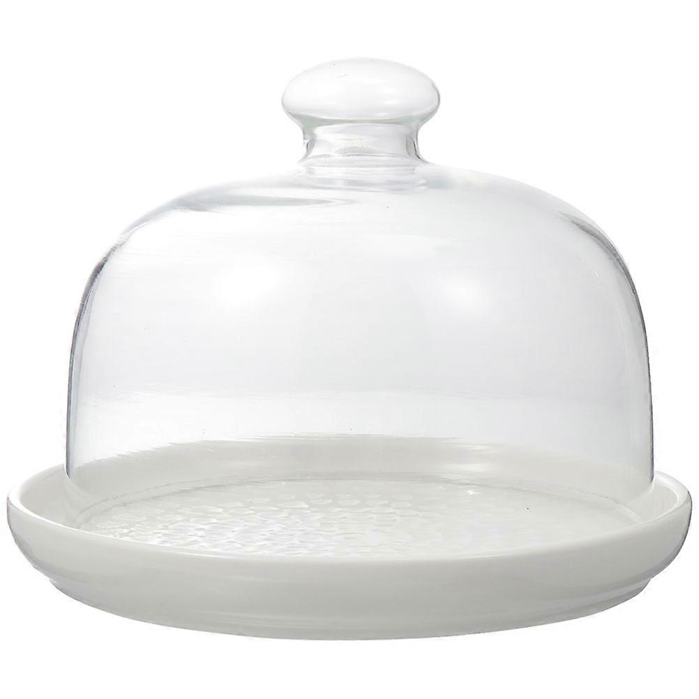 Multi-Function Cake Plate for Kitchen Use Transparent Ceramic