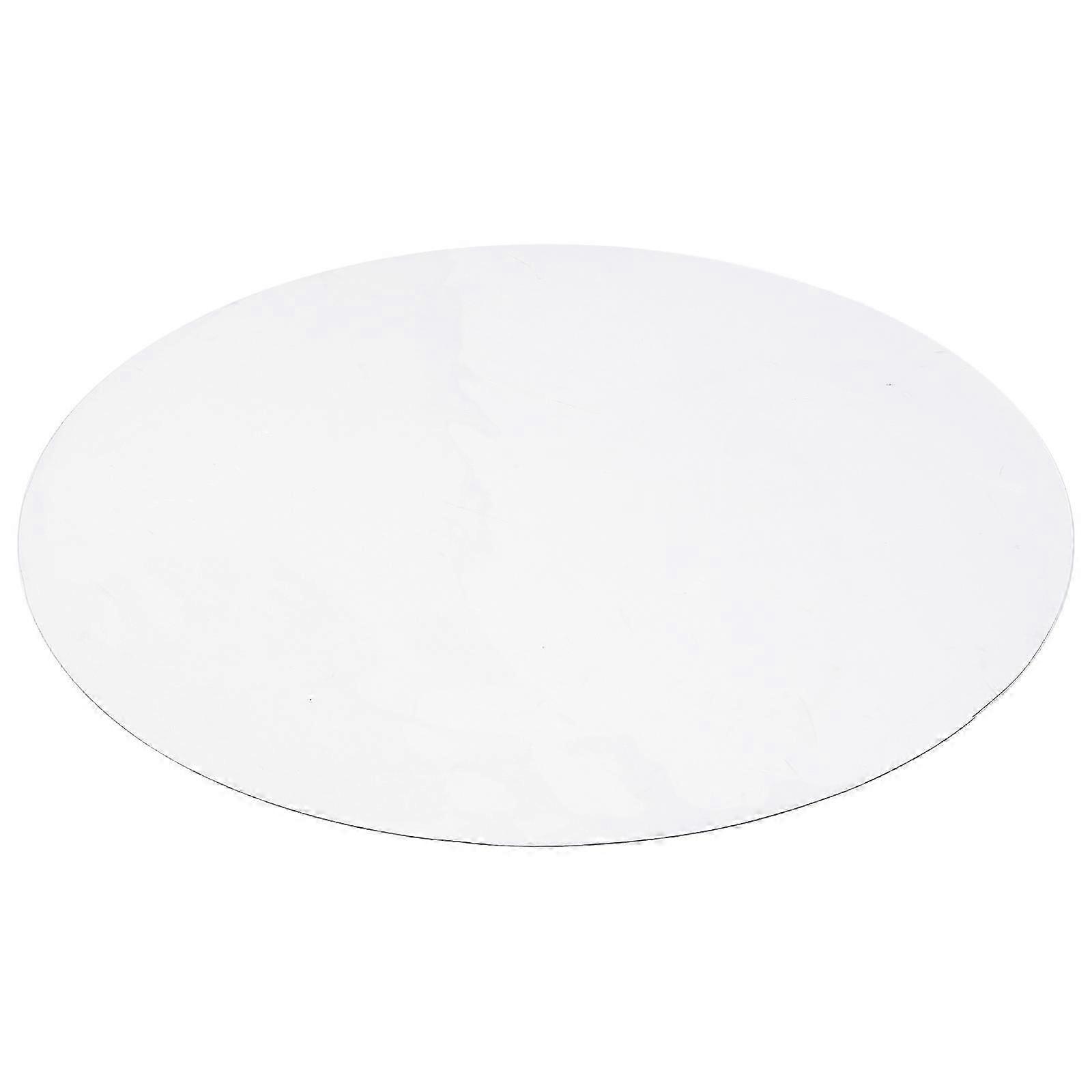 Clear Tablecloth Protector Round Table Cover compatible with 2Pcs Waterproof Use