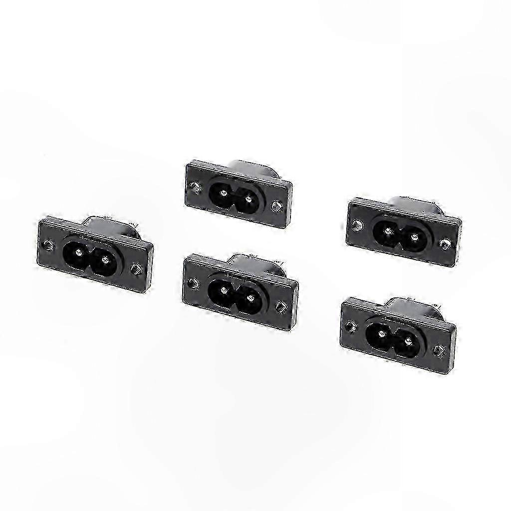 C8 2-Pin 250V 2.5A AC Inlet Connector Set