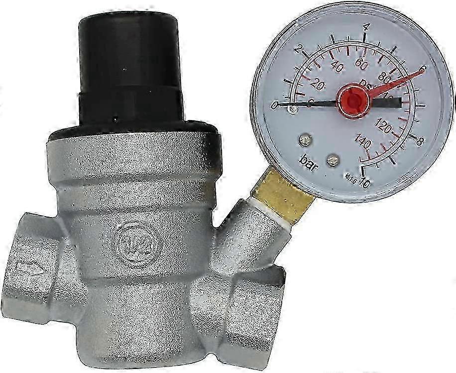Brass DN15 Regulator With Visual Pressure Readout