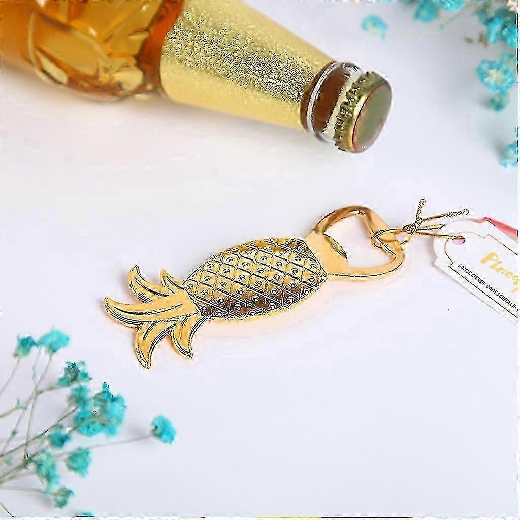 Golden Pineapple Shape Beer Bottle Opener Barware Tool Wedding