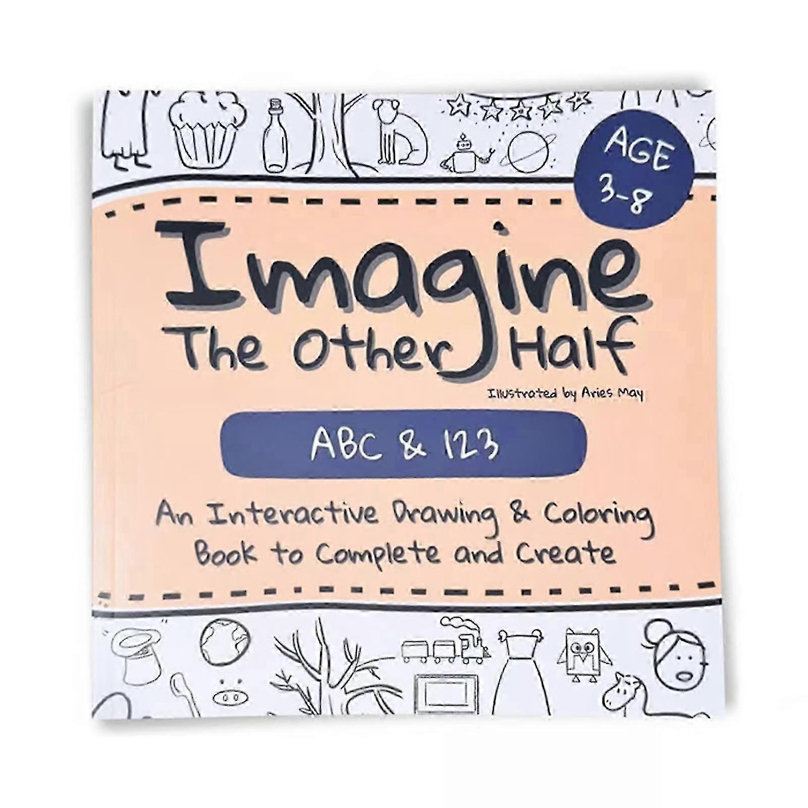 ABC Animal Shapes Mini Coloring Book