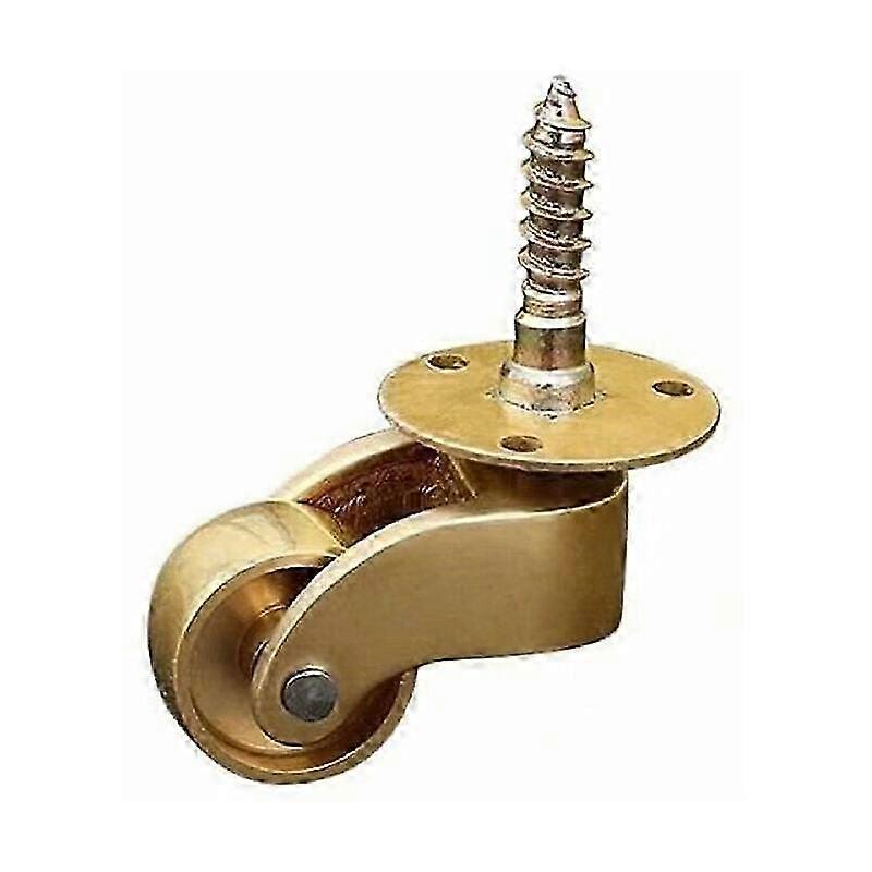 Solid Brass 75kg Swivel Casters