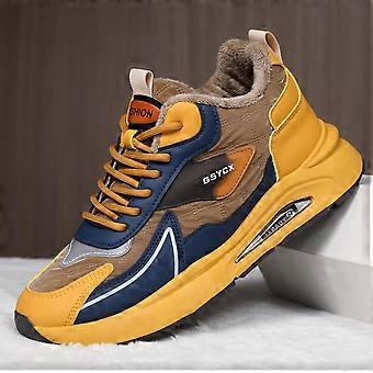 Sneaker für Herren, luxuriöse Plateau-Sneaker, hochwertige Freizeitschuhe, warme Winterschuhe