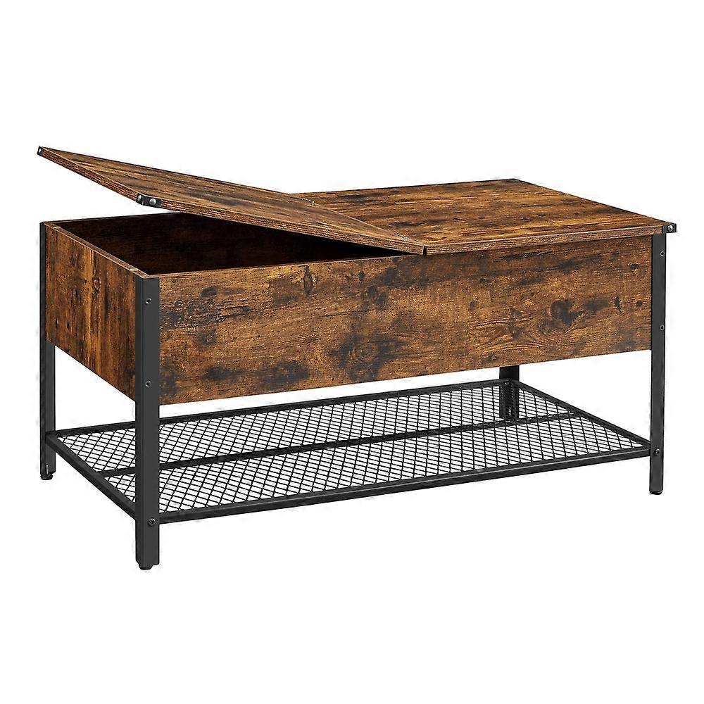 Daxton Collection - Coffee Table with Flip Top, Hidden St