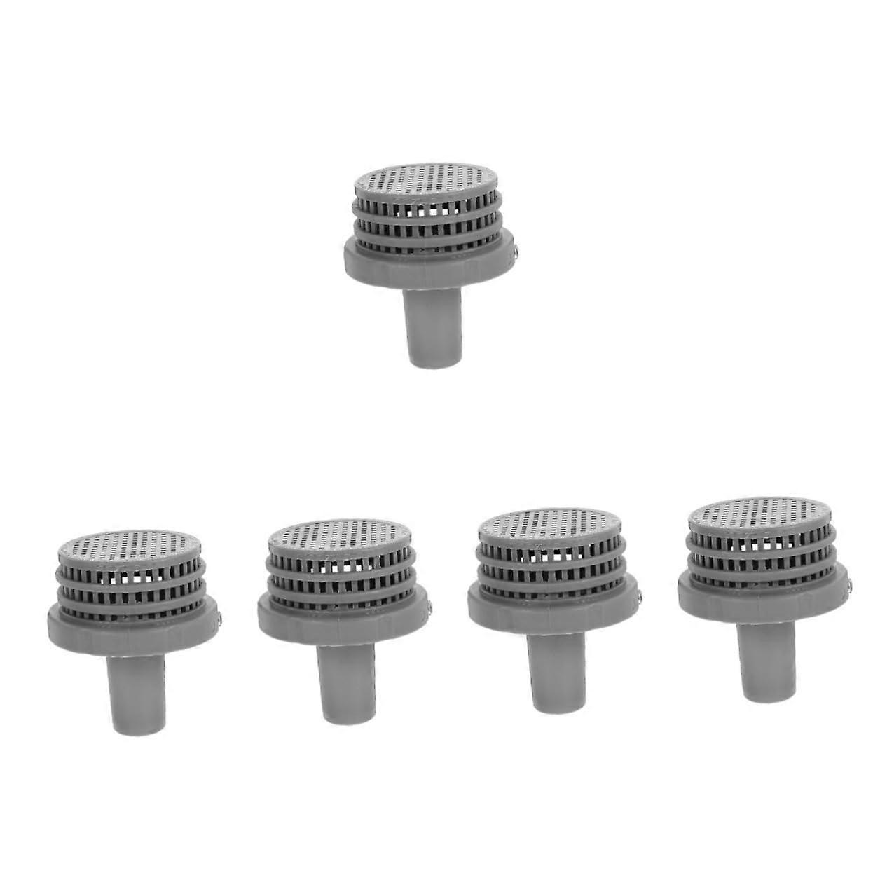 5pcs Pool Drain Valve Strainer Replacement Pack, Debris Capture System, Universal Pool Compatibility