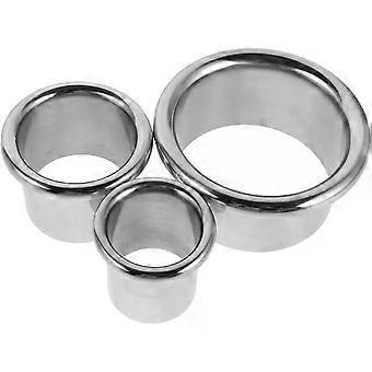 3 unidades de suporte de aço inoxidável para secador de cabelo, para ser encaixado em bancadas de vaidade.