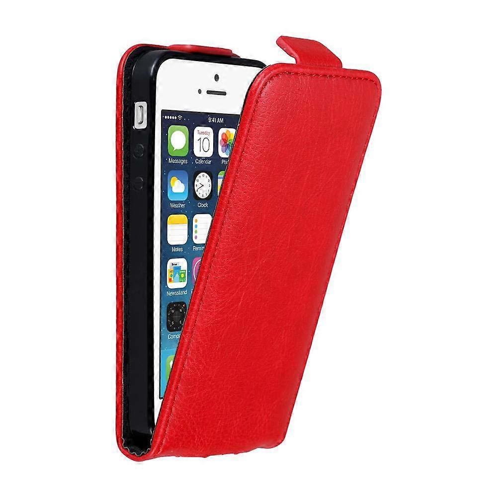 Case compatible with iPhone 5 / 5S / SE 2016 Protective case - with magnetic clip