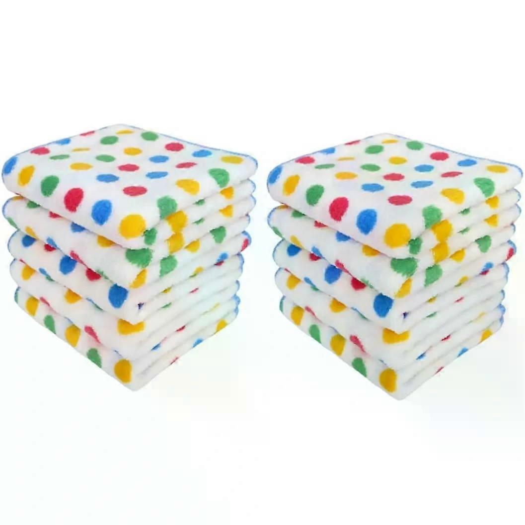 10pcs Microfiber Kitchen Cleaning Cloths Reusable Dish Cloths